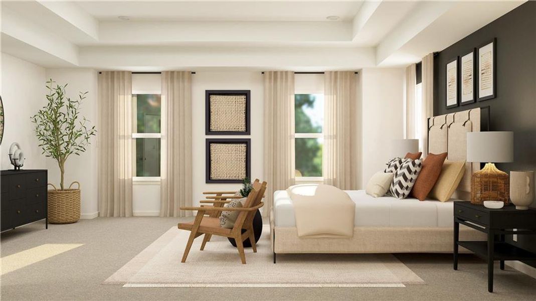 Furnished interior view inside a new home in Deer Valley, Canton (Image 3). Furnished interior view inside a new home in Deer Valley, Canton (Image 3).