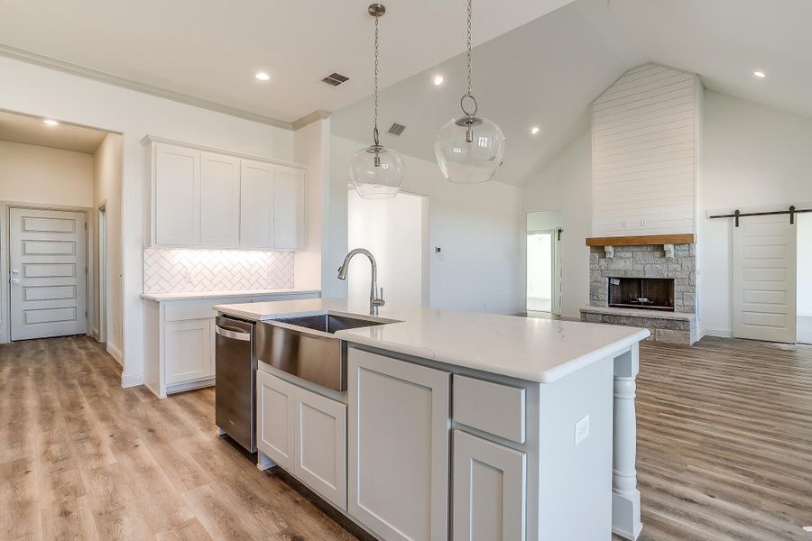 Representative furnished interior of a home built from the Augusta Court by Trinity Classic Homes in Zion Trails, Poolville (Image 5).