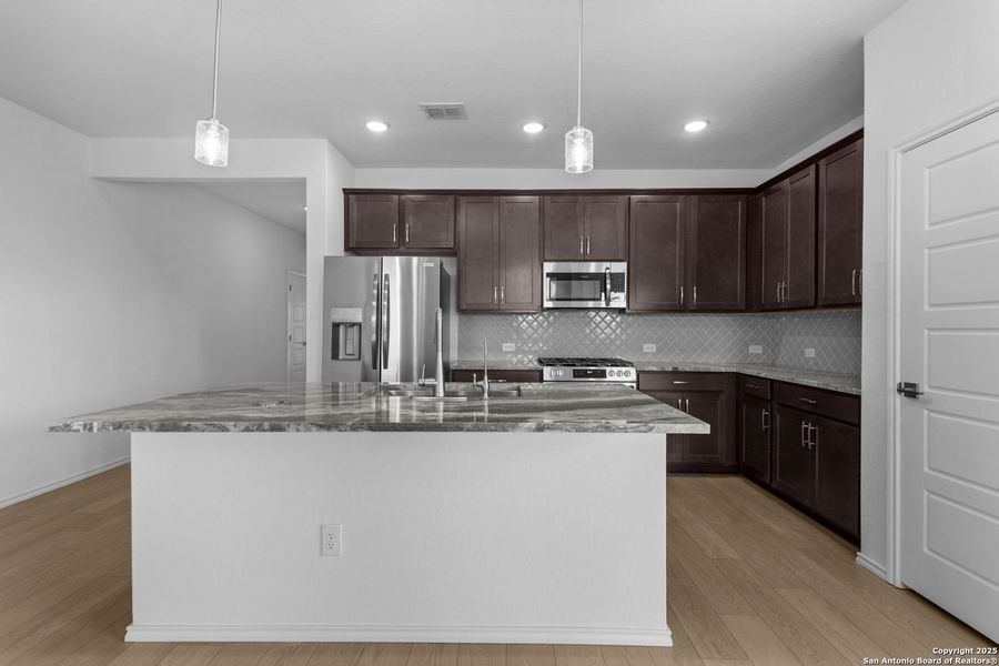Furnished interior view inside a new home in Horizon Pointe, Converse (Image 104).
