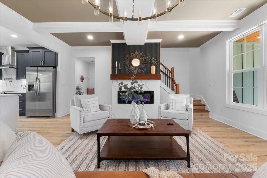 Furnished interior view inside a new home in , Kannapolis (Image 14).