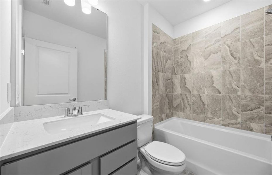 Furnished interior view inside a new home in Riverwood, Zephyrhills (Image 6).