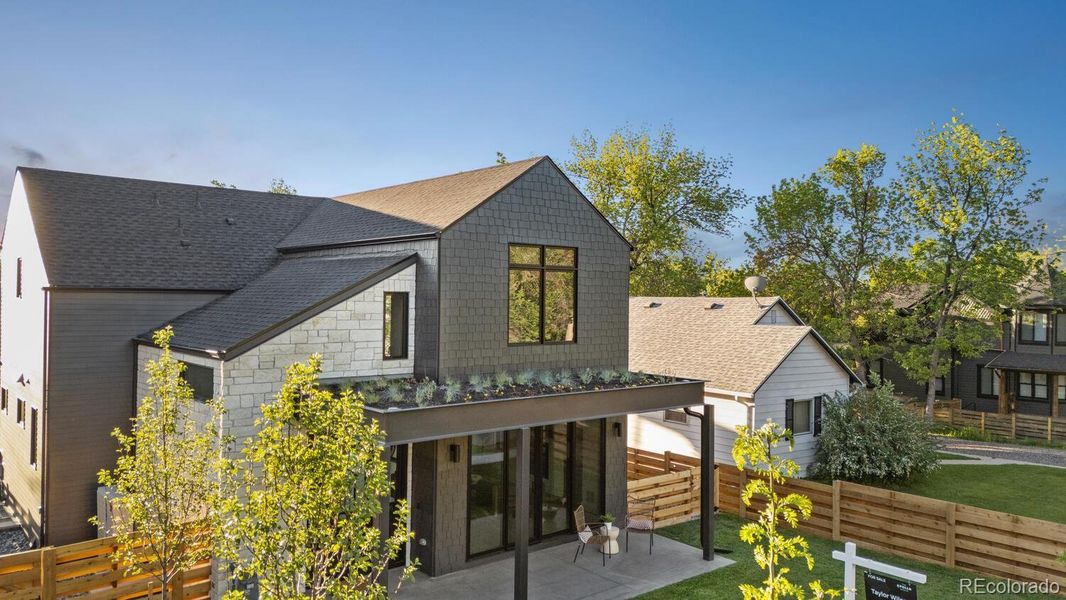 Front exterior of a new home in , Louisville, CO, highlighting curb appeal (Image 18).