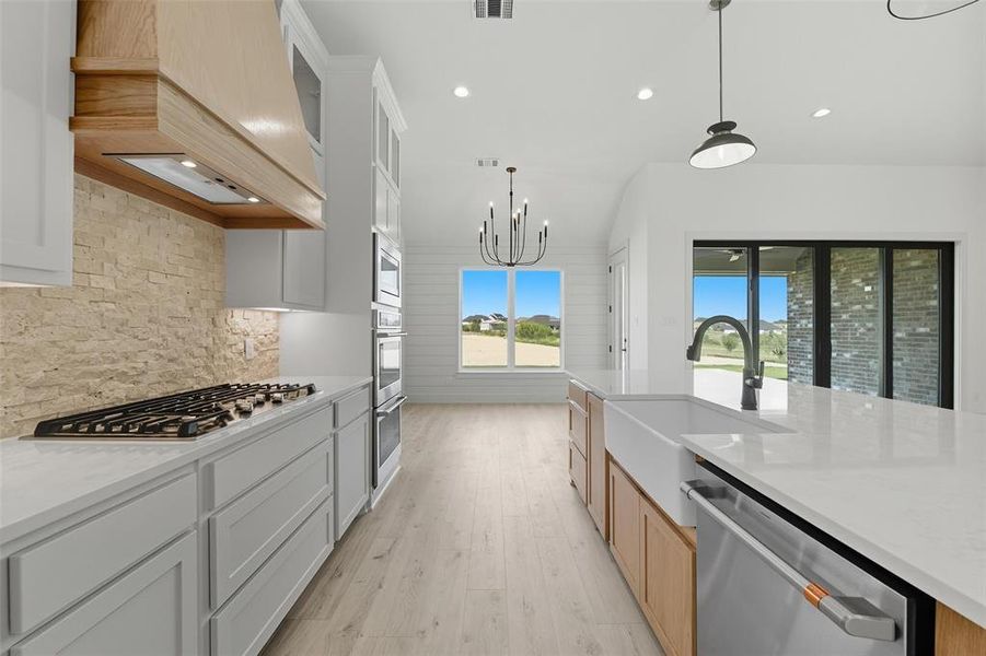 Furnished interior view inside a new home in Eagles Bluff, Willow Park (Image 7).