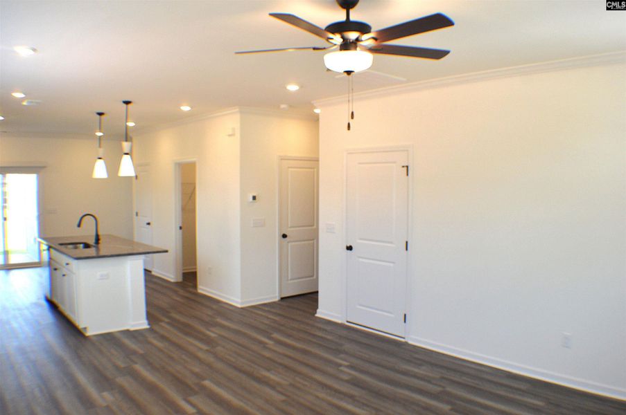 Spacious, unfurnished interior of a new home in Bickley Station, Irmo (Image 16). Spacious, unfurnished interior of a new home in Bickley Station, Irmo (Image 16).