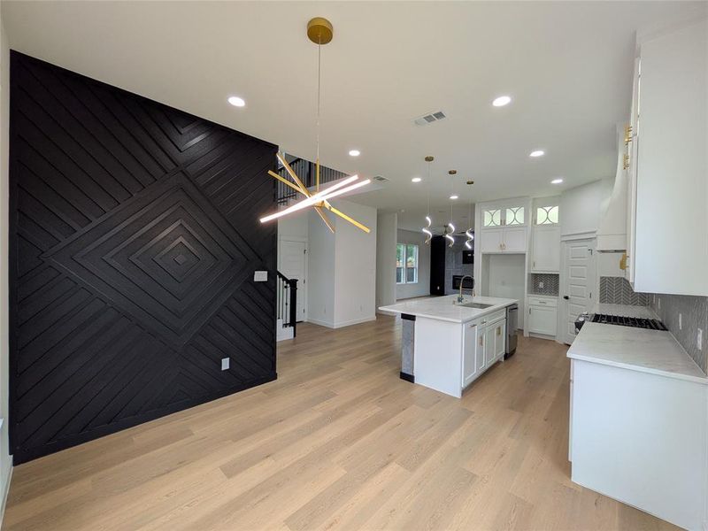 Furnished interior view inside a new home in , Dallas (Image 6).