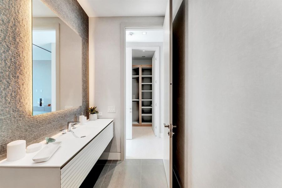 Furnished interior view inside a new home in , Boca Raton (Image 9). Furnished interior view inside a new home in , Boca Raton (Image 9).