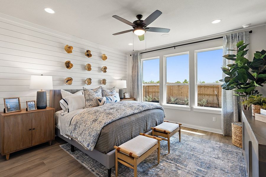 Furnished interior view inside a new home in Flora, Hutto (Image 19). Furnished interior view inside a new home in Flora, Hutto (Image 19).