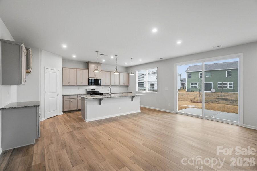 Furnished interior view inside a new home in Waxhaw Landing, Monroe (Image 14).