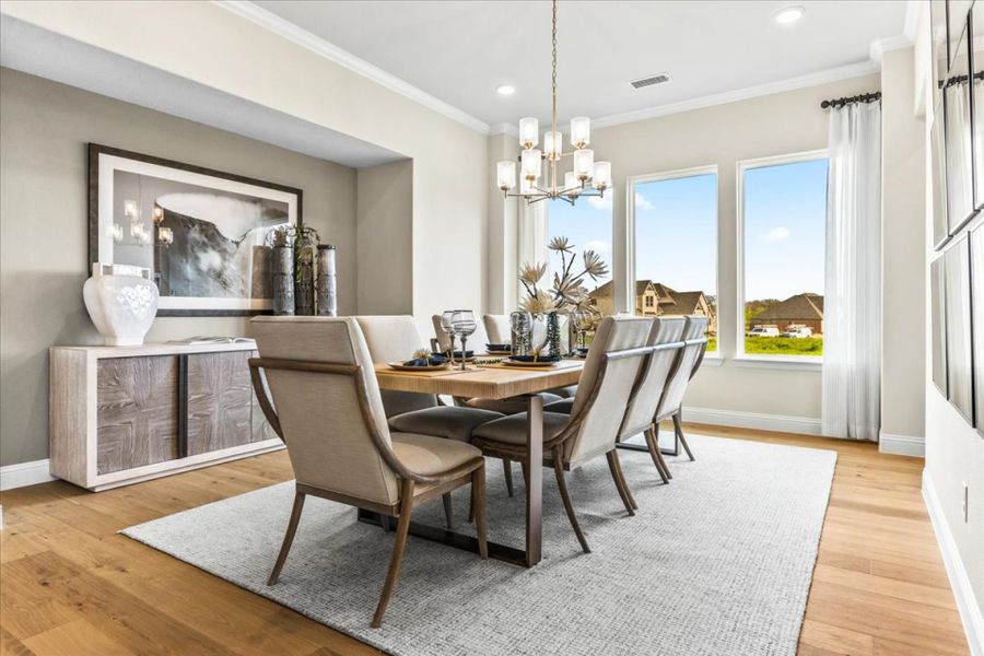 Furnished interior view inside a new home in Nelson Lake, Rockwall (Image 8).