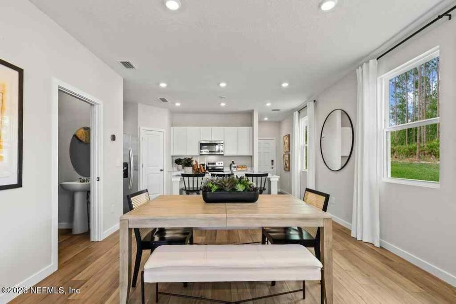 Furnished interior view inside a new home in , Jacksonville (Image 9).