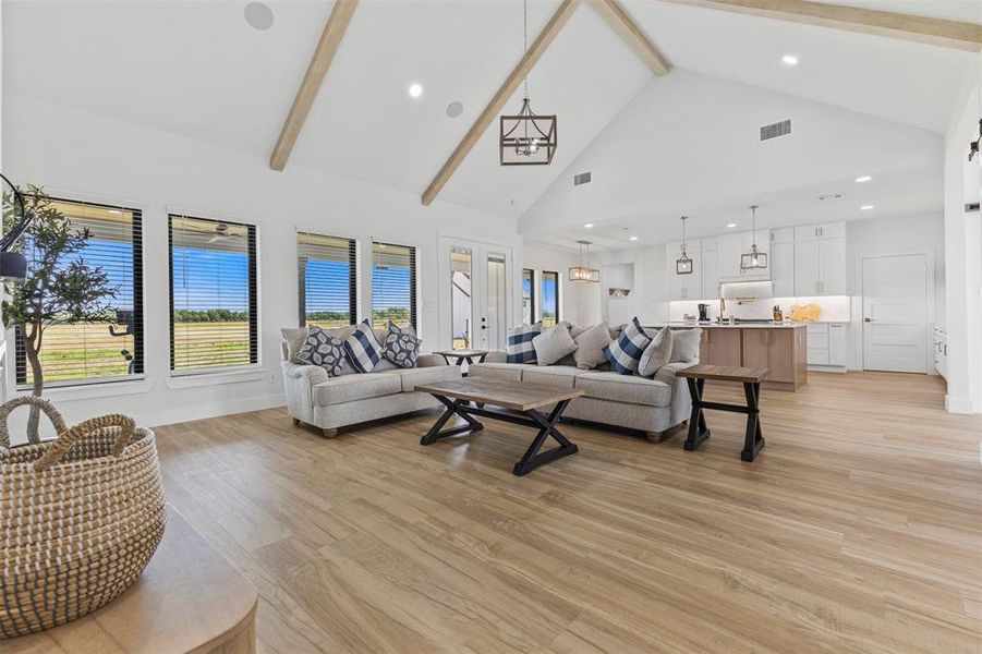 Furnished interior view inside a new home in , Ennis (Image 9).