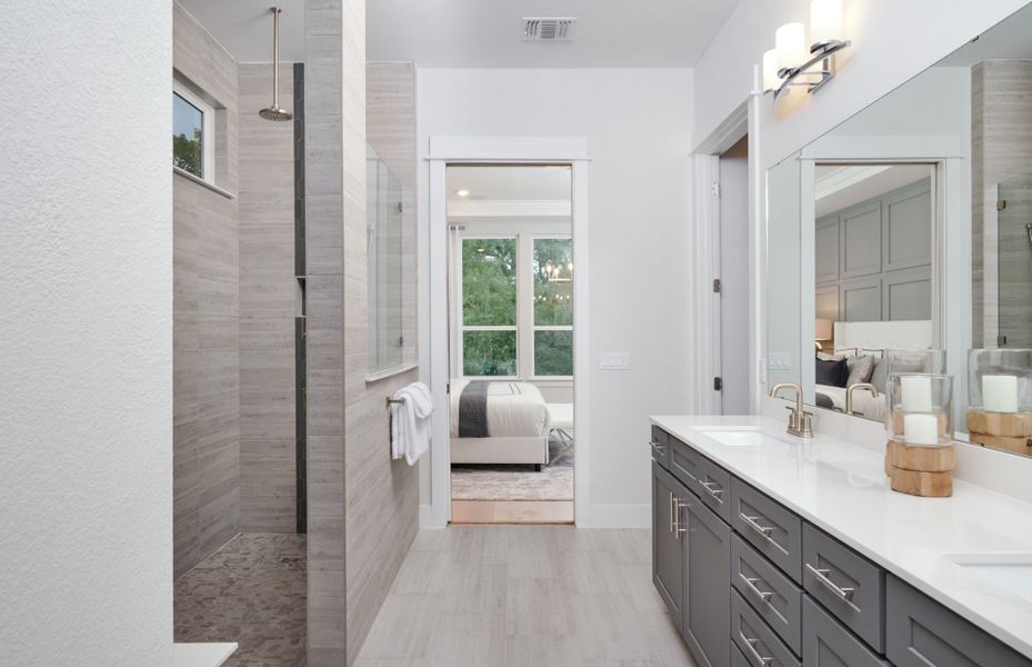 Representative furnished interior of a home built from the Stellar by Del Webb in Del Webb Austin at Lost Pines, Bastrop (Image 18). Representative furnished interior of a home built from the Stellar by Del Webb in Del Webb Austin at Lost Pines, Bastrop (Image 18).