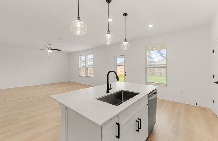 Furnished interior view inside a new home in Sunfield, Buda (Image 8).