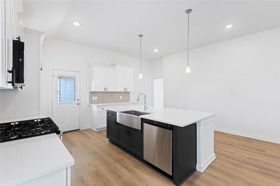 Furnished interior view inside a new home in Crosby Farms, Crosby (Image 8). Furnished interior view inside a new home in Crosby Farms, Crosby (Image 8).