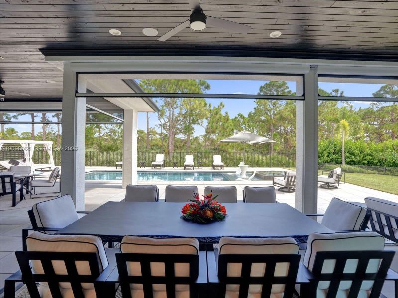 Exterior details and patio area of a home in , Hobe Sound (Image 22).