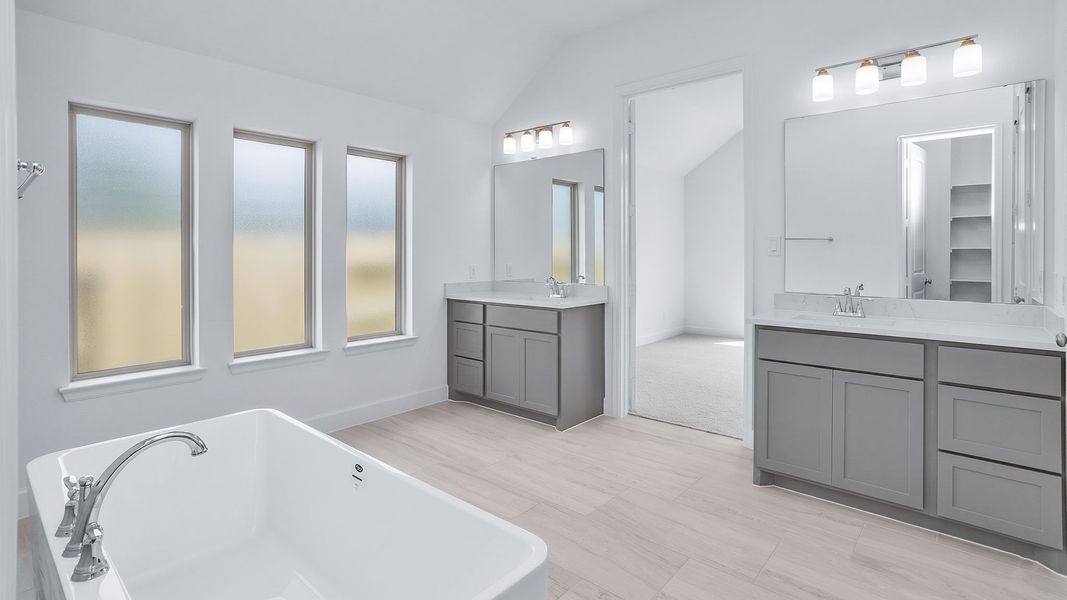 Representative furnished interior of a home built from the 2504W by Perry Homes in La Cima, San Marcos (Image 9).