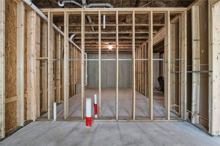 In-progress construction of a new home in , Newnan, GA (Image 72).