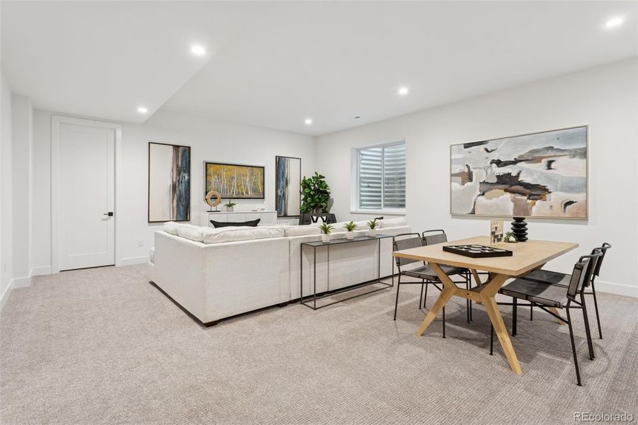 Furnished interior view inside a new home in , Denver (Image 10).