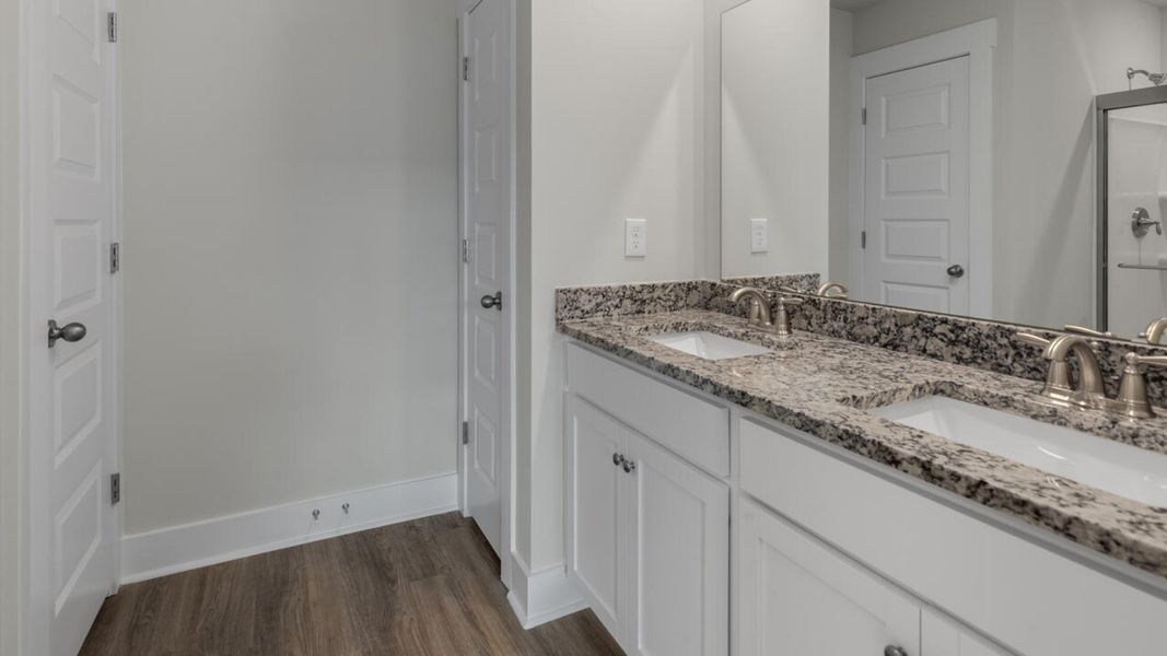 Furnished interior view inside a new home in Indigo Preserve Townhomes, Leland (Image 11).