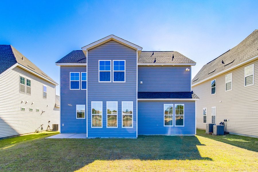 Exterior details and patio area of a home in Hendrix Farms, Lexington (Image 20).