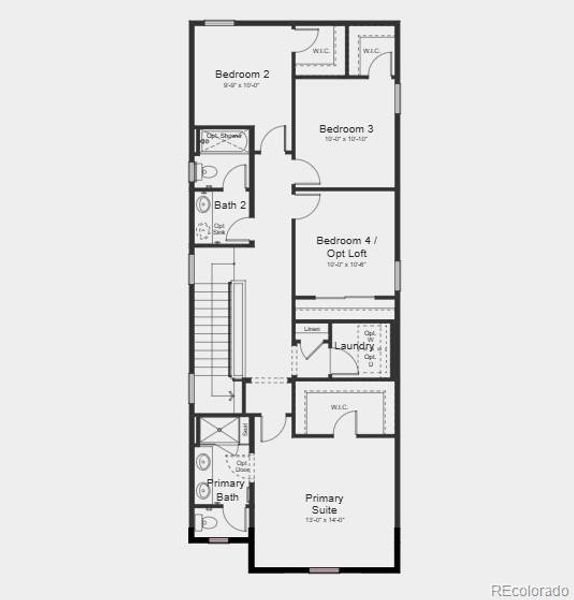 Structural options added include: built in appliance package, additional sink at upstairs bath.