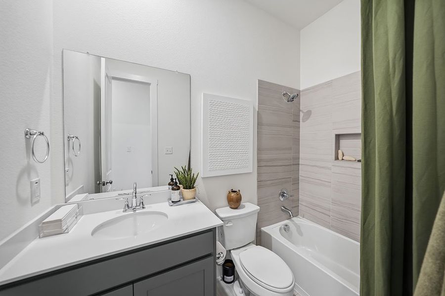 Furnished interior view inside a new home in Devonshire, Forney (Image 18).