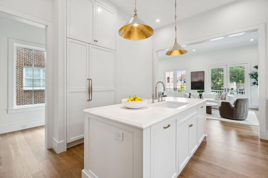 Furnished interior view inside a new home in , Charleston (Image 52).