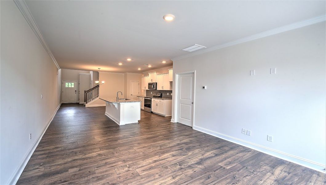 Representative unfurnished interior of a home built from the Savannah by D.R. Horton in Pleasant Grove, Weaverville (Image 16).