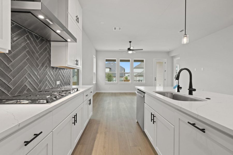 Furnished interior view inside a new home in Heritage, Dripping Springs (Image 16).