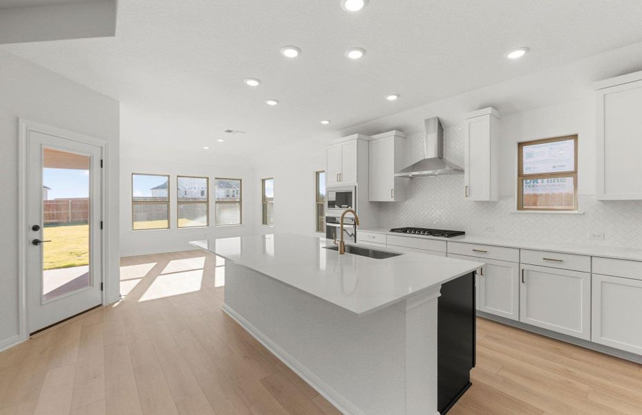Furnished interior view inside a new home in Saddleback at Santa Rita Ranch, Liberty Hill (Image 12).