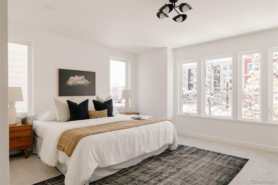 Furnished interior view inside a new home in , Denver (Image 8).