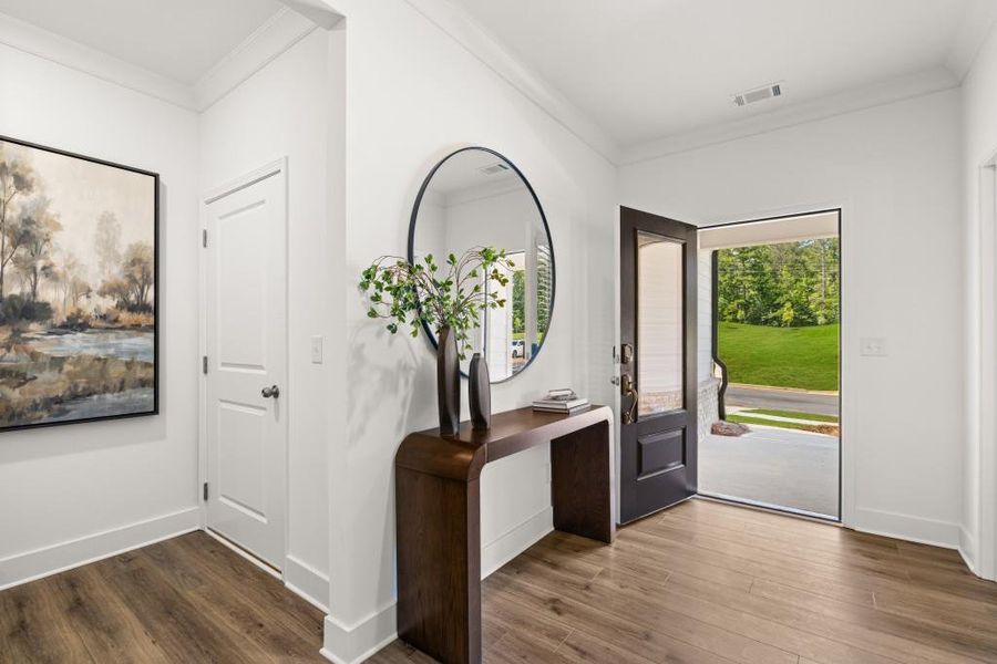 Furnished interior view inside a new home in Twelve Parks 55+, Sharpsburg (Image 13).