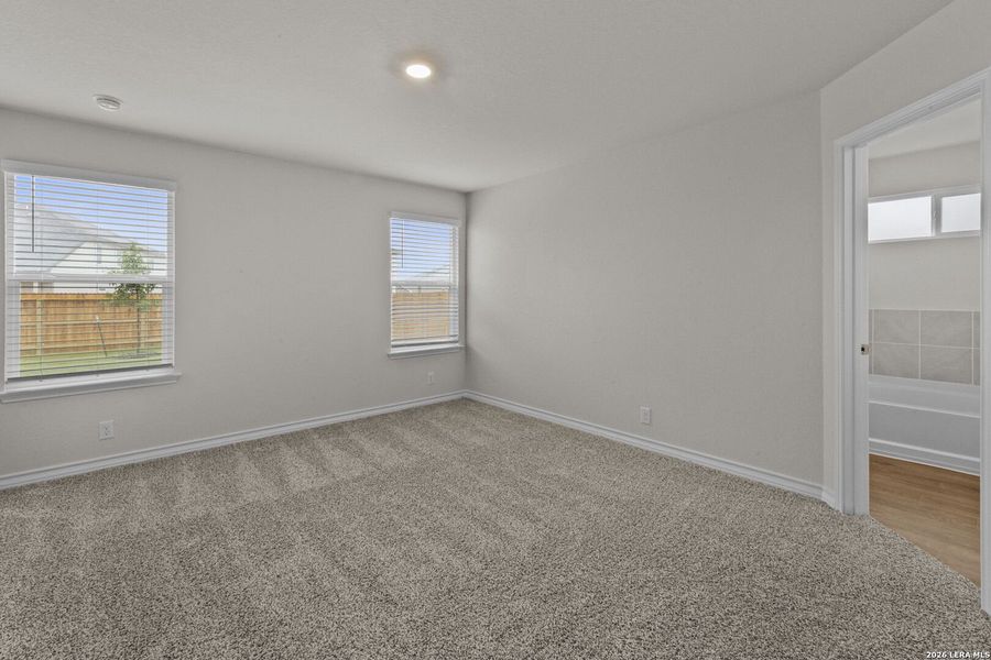 Spacious, unfurnished interior of a new home in Riverstone at Westpointe, San Antonio (Image 22).
