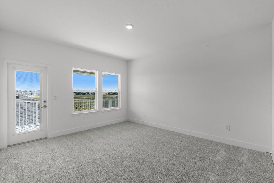 Representative unfurnished interior of a home built from the Franklin by Rockwell Homes in Harvest at Ovation - Townhomes, Winter Garden (Image 54). Representative unfurnished interior of a home built from the Franklin by Rockwell Homes in Harvest at Ovation - Townhomes, Winter Garden (Image 54).