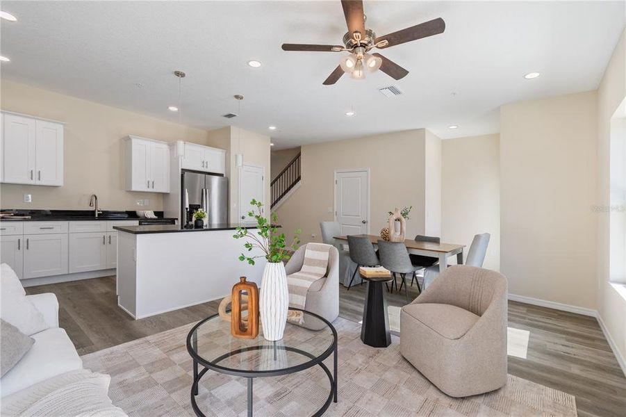 Furnished interior view inside a new home in , Tampa (Image 13).