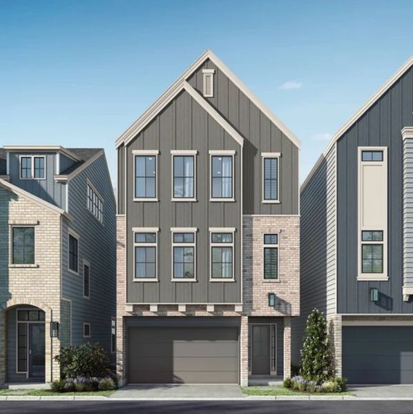 Representative exterior photo of a completed home built from the The Isabella by Riverway Homes in Spring Valley Creek, Houston, TX (Image 2). Representative exterior photo of a completed home built from the The Isabella by Riverway Homes in Spring Valley Creek, Houston, TX (Image 2).