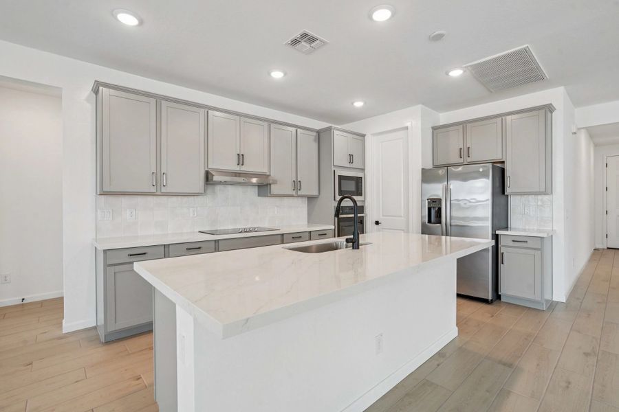 Gourmet kitchen featuring the Harmony Collection