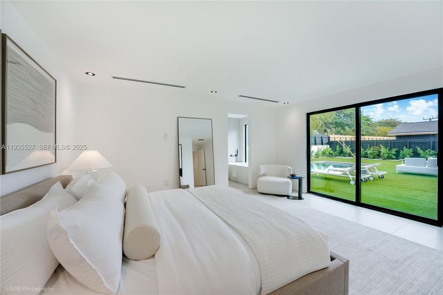 Furnished interior view inside a new home in , Miami (Image 17).