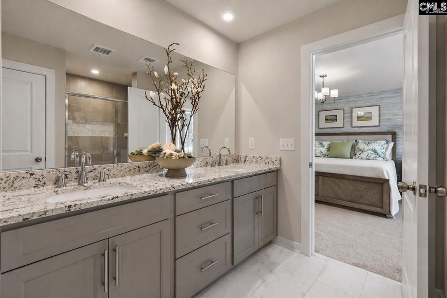 Furnished interior view inside a new home in Boykin Hills, Chapin (Image 28).