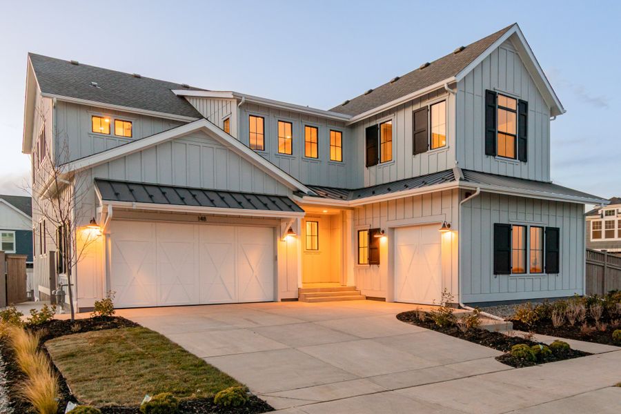 Representative exterior photo of a completed home built from the Luxe by Scott Felder Homes in Westerly, Erie, CO (Image 23).