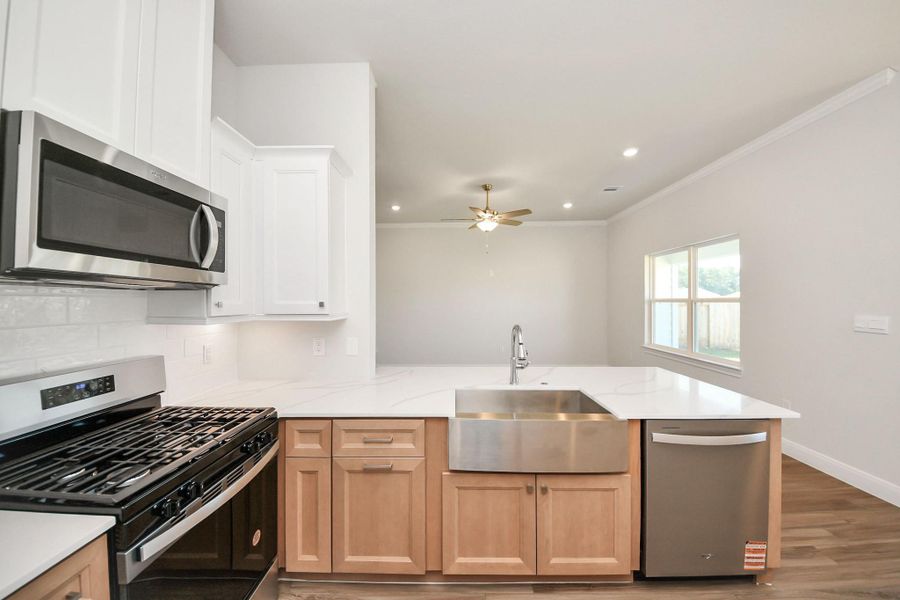 Furnished interior view inside a new home in Grand Oaks Reserve, Cleveland (Image 10).