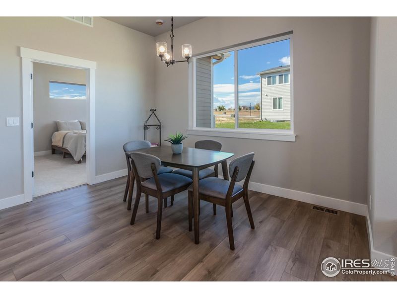 Furnished interior view inside a new home in Promontory Point, Greeley (Image 11).