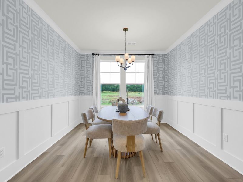 Representative furnished interior of a home built from the Courtland II by Great Southern Homes in Westwood Reserve, Conway (Image 21).