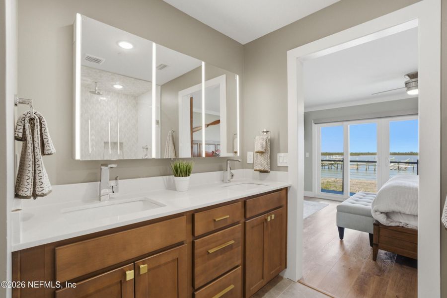 Furnished interior view inside a new home in , St. Augustine (Image 11).