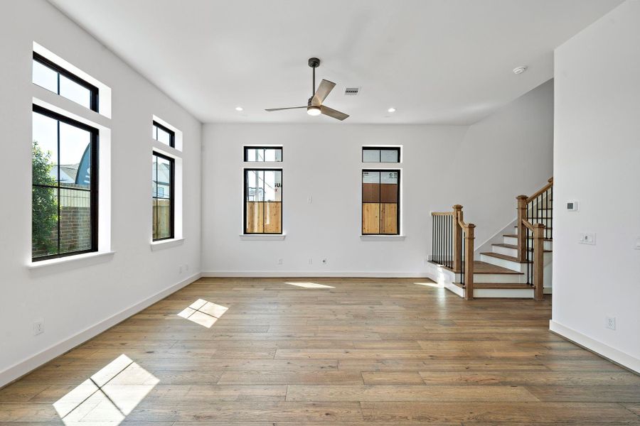 Spacious, unfurnished interior of a new home in Spring Valley Creek, Houston (Image 34).