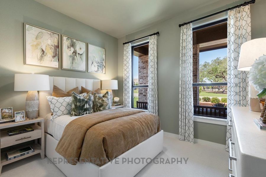 Furnished interior view inside a new home in Wolf Ranch: 51ft. lots, Georgetown (Image 35). Furnished interior view inside a new home in Wolf Ranch: 51ft. lots, Georgetown (Image 35).