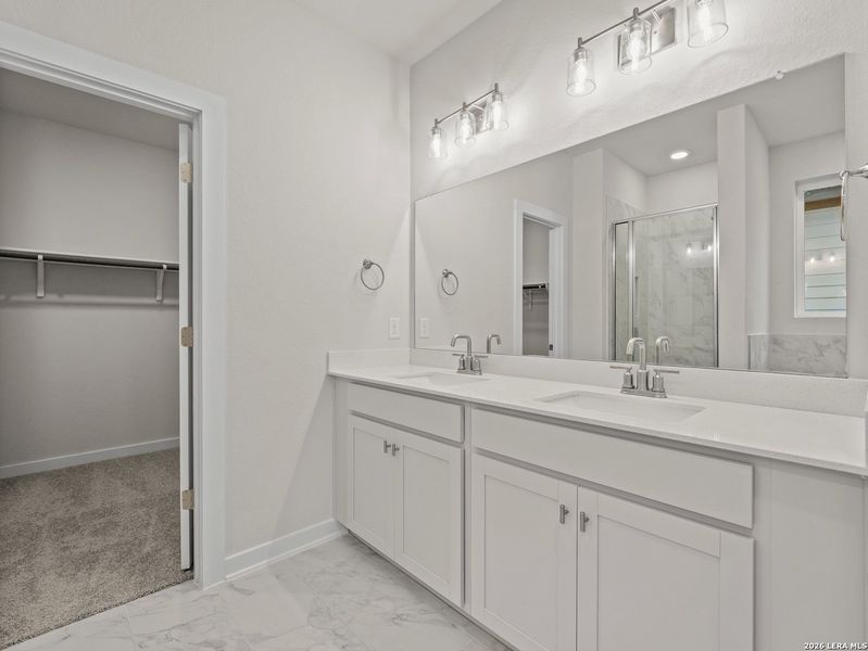 Furnished interior view inside a new home in Morgan Meadows, San Antonio (Image 8).