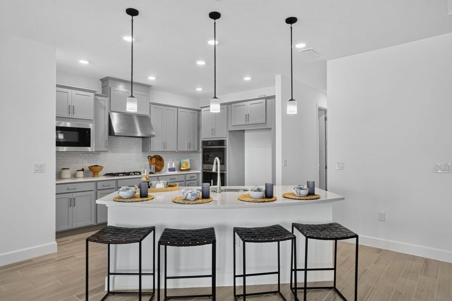 Representative furnished interior of a home built from the Abaco by Taylor Morrison in Ardisia Park, New Smyrna Beach (Image 7).