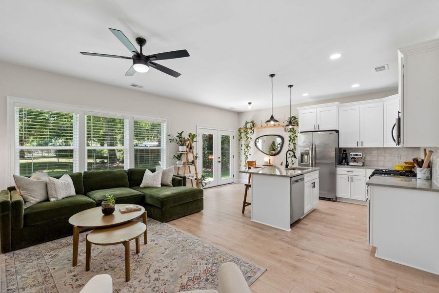 Furnished interior view inside a new home in , Charleston (Image 16). Furnished interior view inside a new home in , Charleston (Image 16).