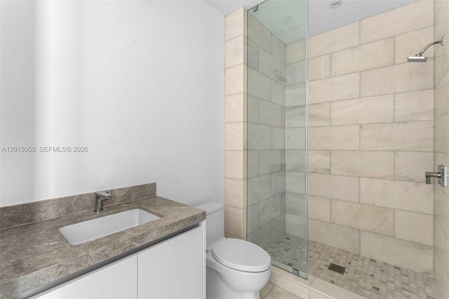 Furnished interior view inside a new home in , Miami (Image 8).
